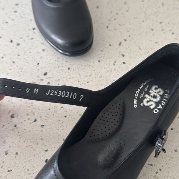 SAS Black Classic Leather Mary Jane Shoes Comfortable Women’s Size 4 Made in USA - Picture 8 of 12